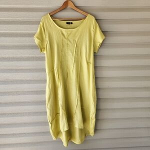 Chic Lemon Midi Dress